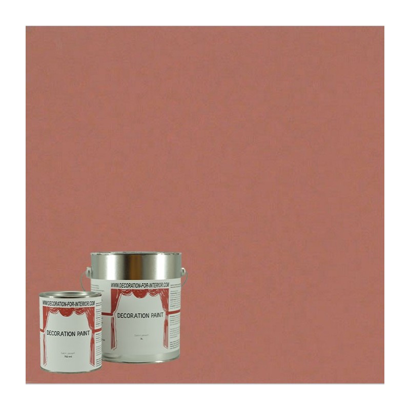 Peinture laquée professionnelle satinée TERRA COTTA PINK DECORATION PAINT