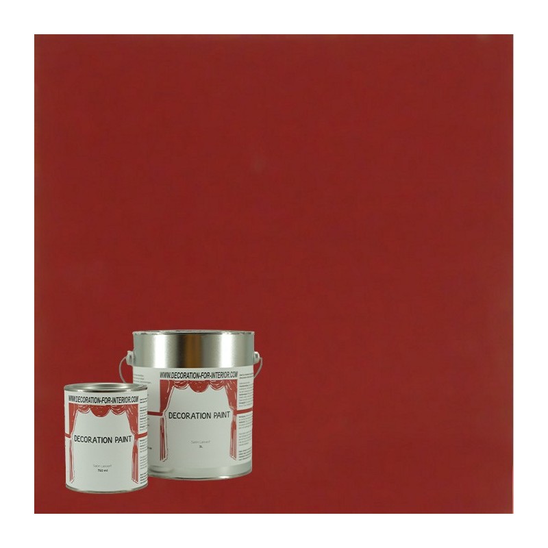 Professional lacquer paint satin CARMINE RED DECORATION PAINT