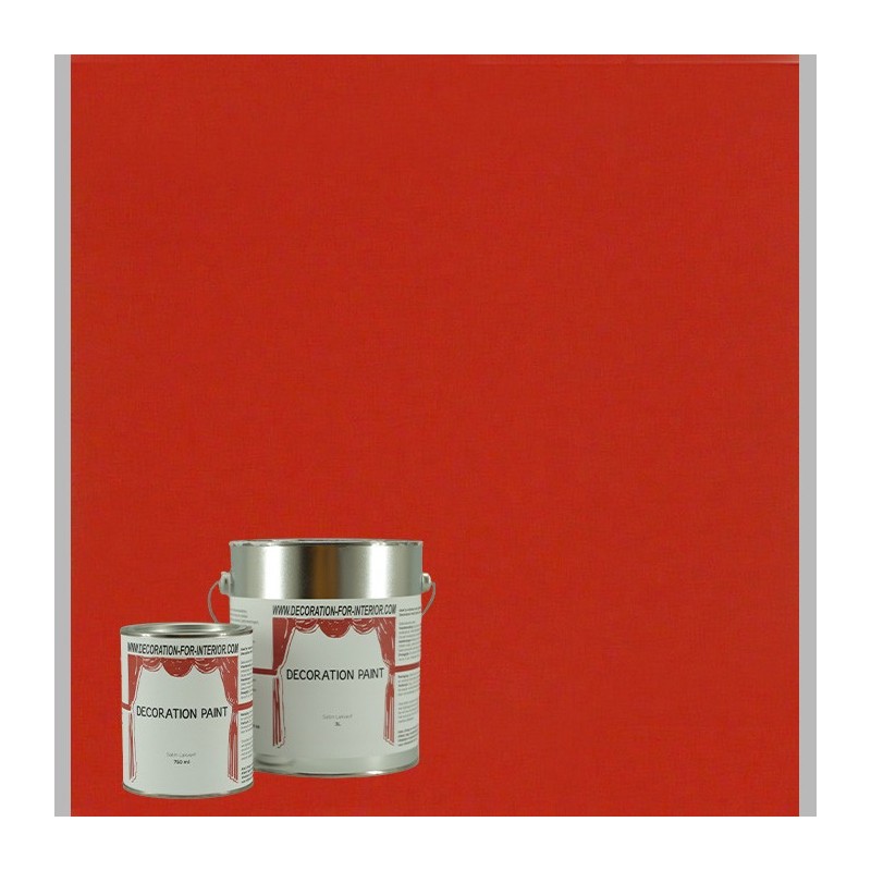 Satin Lakverf Medici Red – Stralend Rood