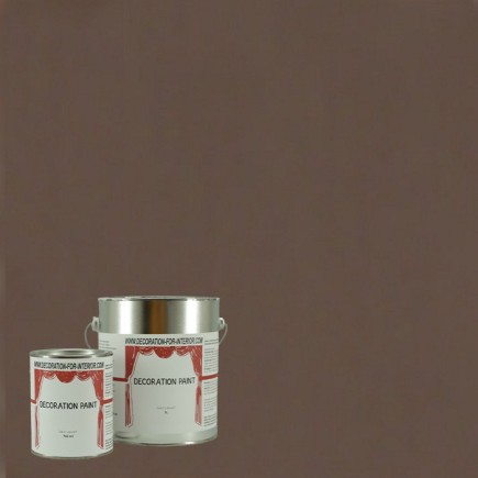 Professional lacquer paint satin UMBER BROWN DECORATION PAINT