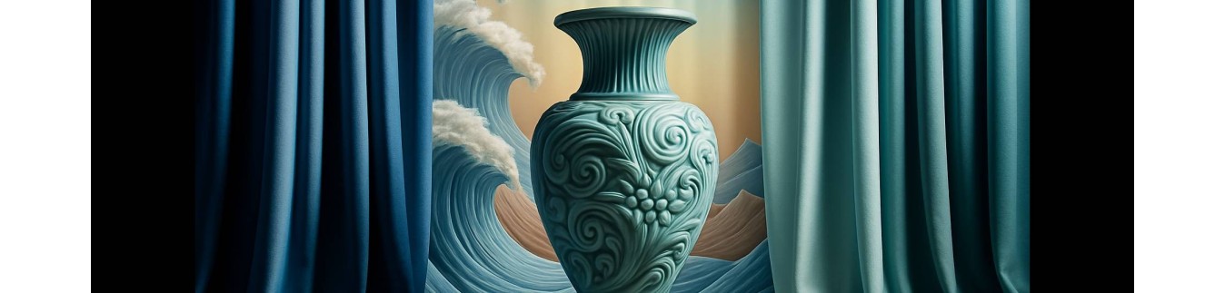 Water & Lucht | Blauwe verf en accessoires | Decoration
