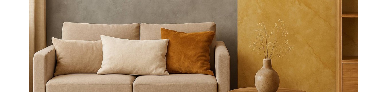 Verfsets voor Muren – Betonlook, Houtnerf, Gouden Effect