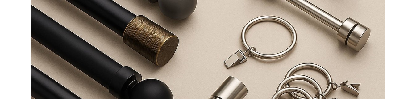 Gordijnroedes Ø20 mm en onderdelen – Decoration