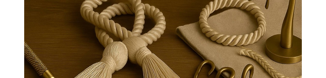 Trekstangen, embrasses & haken – Sfeervolle gordijnaccessoires