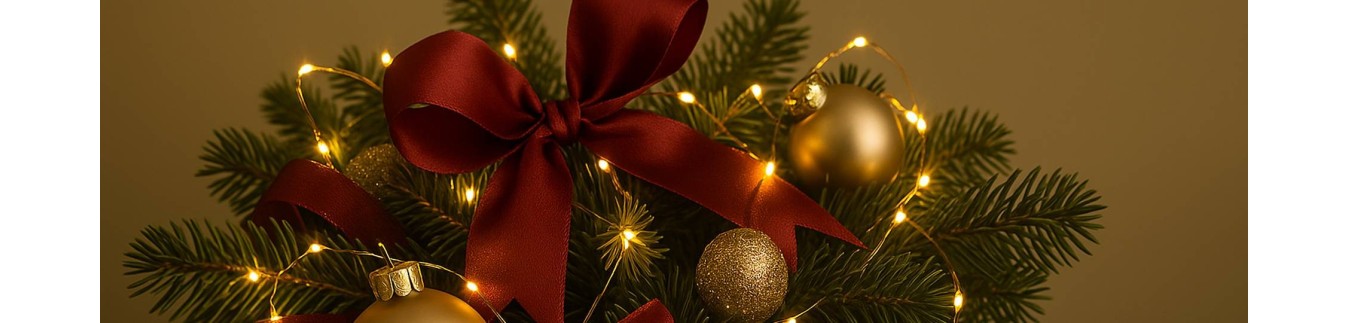 Bouquet de Noël Lumineux – Ambiance Chaleureuse | Decoration