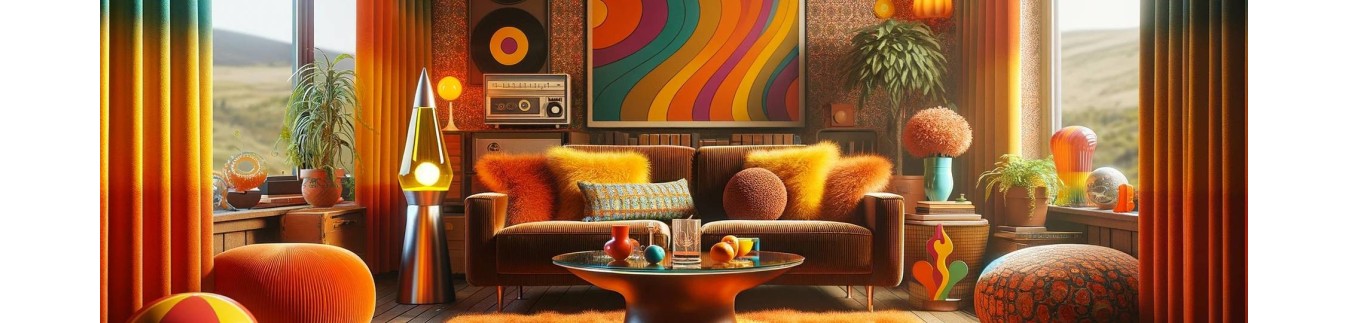 Vintage behang – Originele retro prints