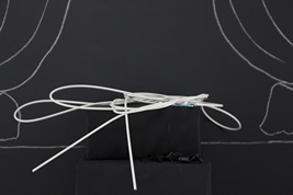 Plasticized wire curtain rod
