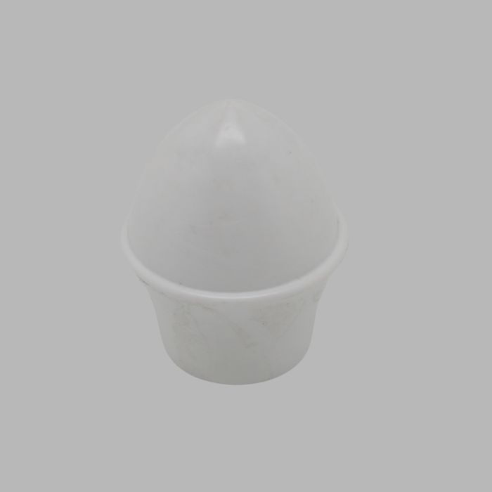 finial caferod for curtain rod 13 mm color white 2 pcs