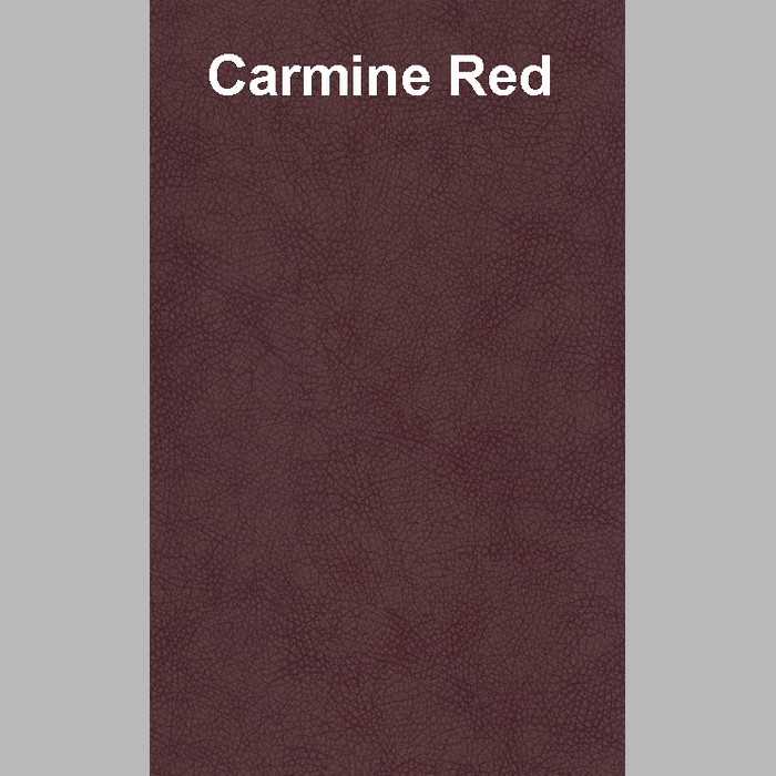 Leather Look Carmine Red