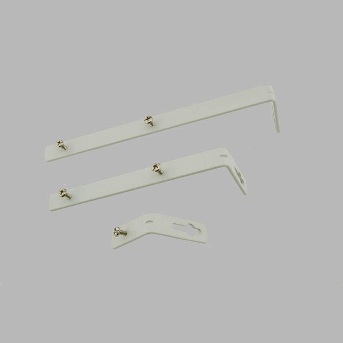 supports for curtain tracks color white length 5 - 15 - 20 cm per piece