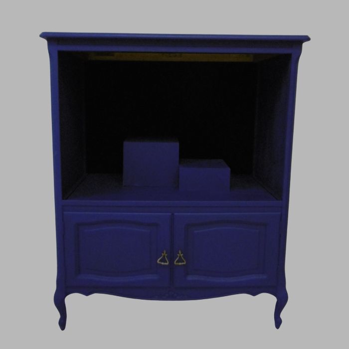 Kast geschilderd in Decoration Paint Sint Helena Blue