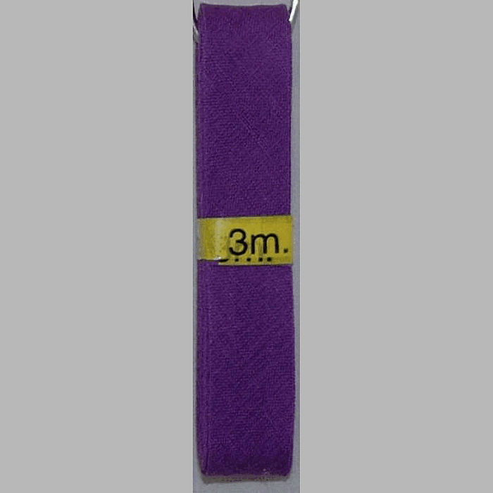 bias binding color dark purple 20 mm length 3 meter