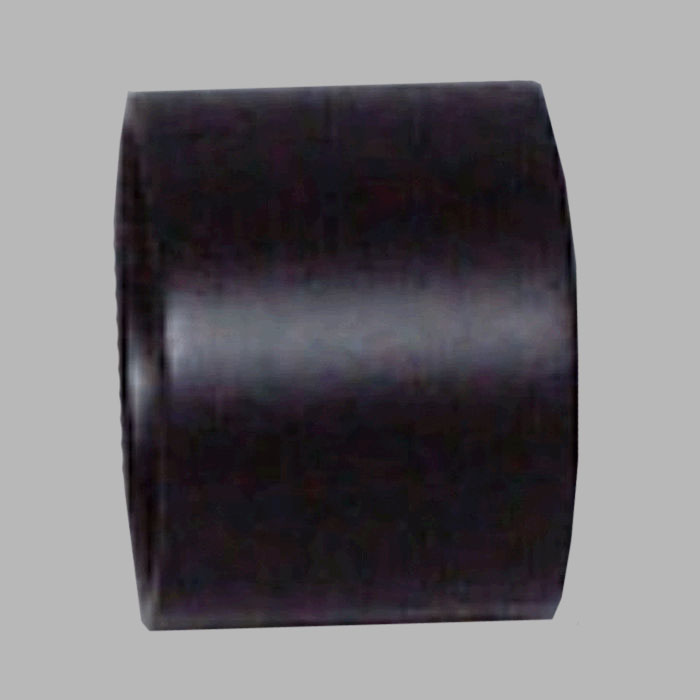 gordijroede 20 mm compleet zwart L 119.5 cm steun en ringen