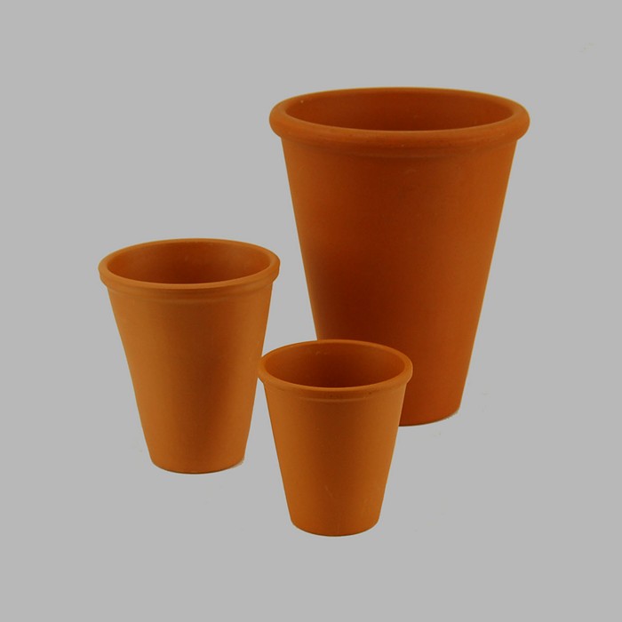 high terra cotta pots