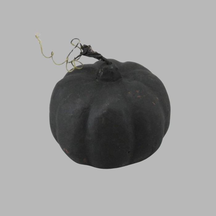 Black Decorative Pumpkin – Stylish and Mysterious