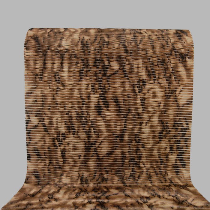 anti-slip mat 65 cm wide brown marbled