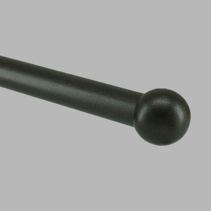 embouts bol tringle à rideau 20 mm couleur anthracite 2 pcs