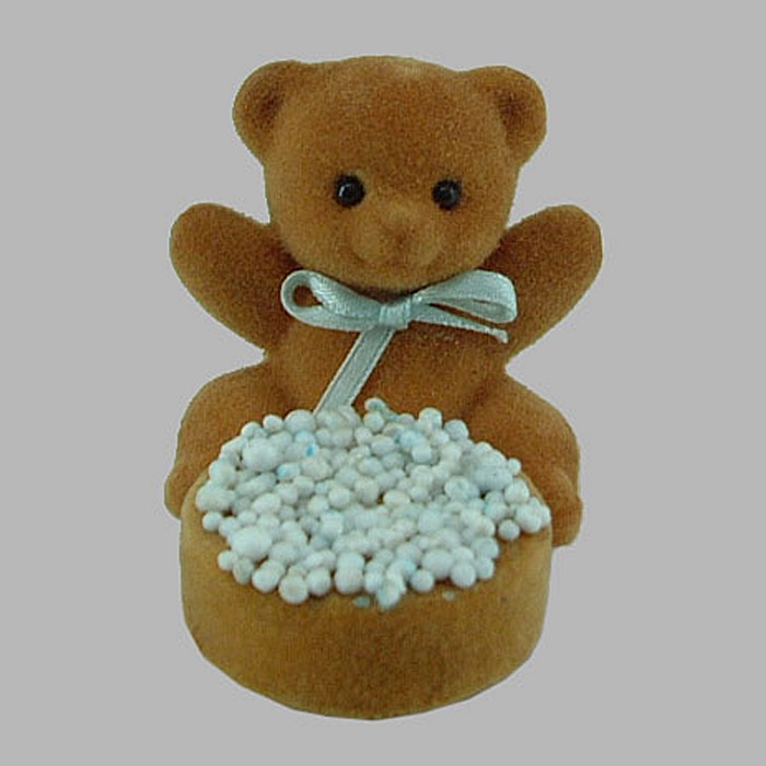 bear and rusks with big small sprinkles 6 x 5 x 7 cm