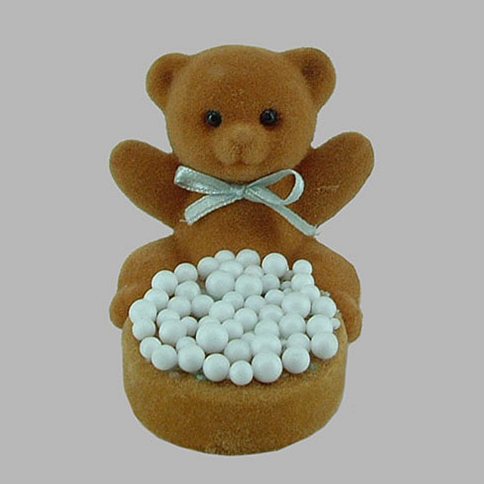 bear and rusks with big sprinkles 6 x 5 x 7 cm