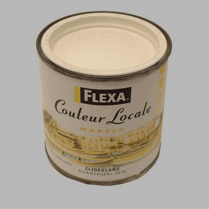flexa couleur locale satijn 250 ml napels nuance geel