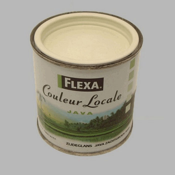 flexa local color satin 250 ml java soft green