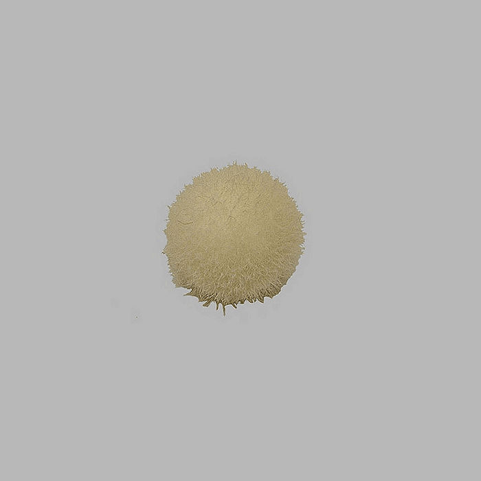 fluffy ball color white 6 cm box of 12 pcs
