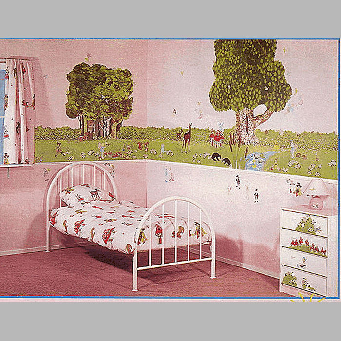 Kinderkamer decoraties van frieze frame design Sprookjeswereld