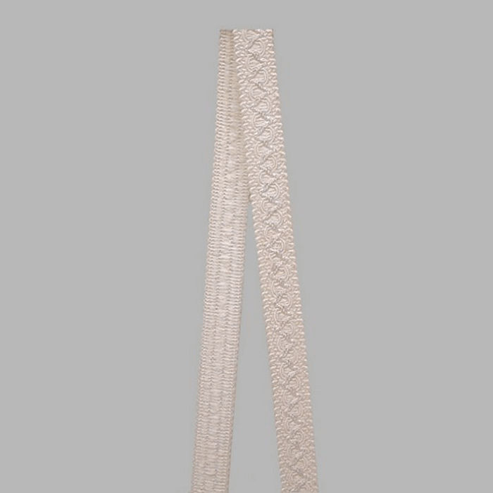 trim decorative ribbon color white 25 mm
