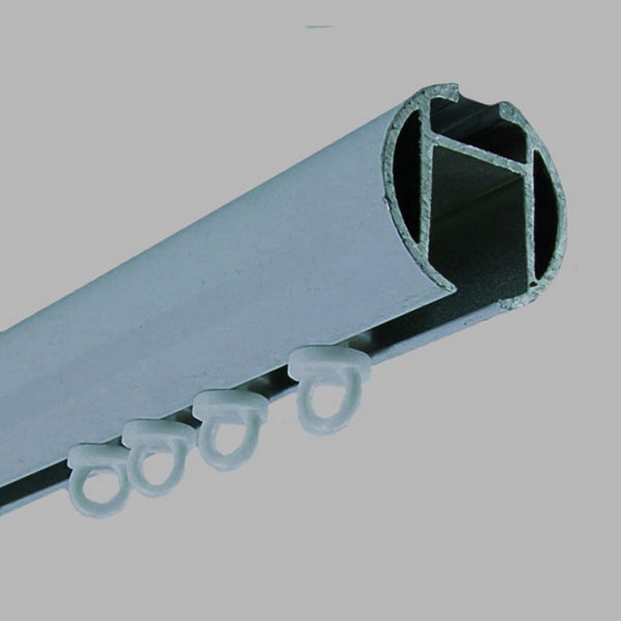 Gordijn glijders rond 10 mm x 15 mm kleur wit