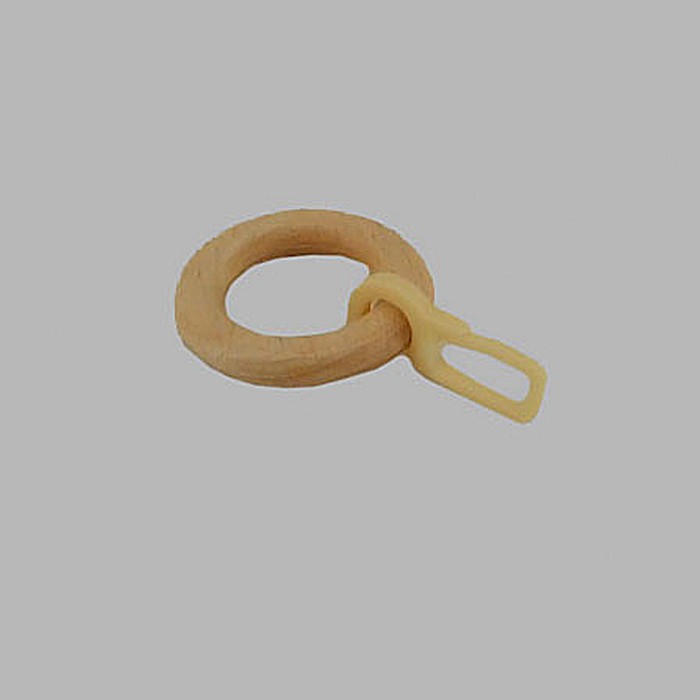 curtain rings naturel wooden 10 pcs