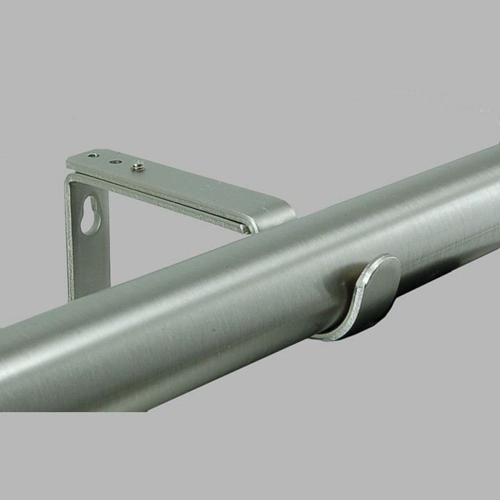 complete gordijnroede 28 mm Cherbourg aluminium in verschillende lengtes