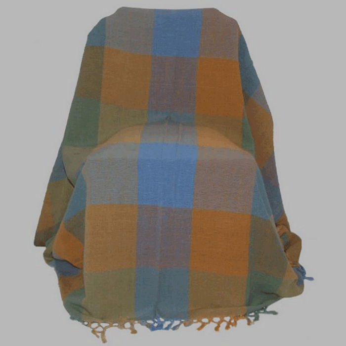 grand foulard pastel colors 175 x 250 cm