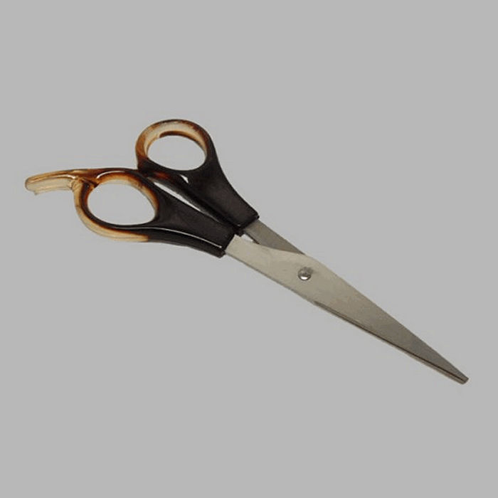 scissors for your hobby Color Brown length 14 cm