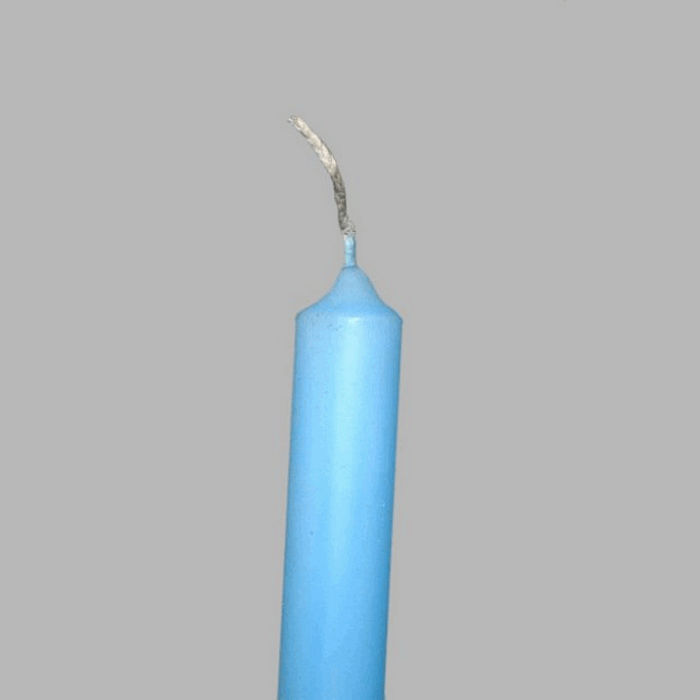 Candle color blue length 70 cm or 45 cm