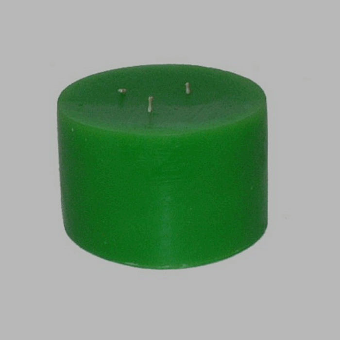 Bougie forme ronde vert clair H 9 cm 15 cm