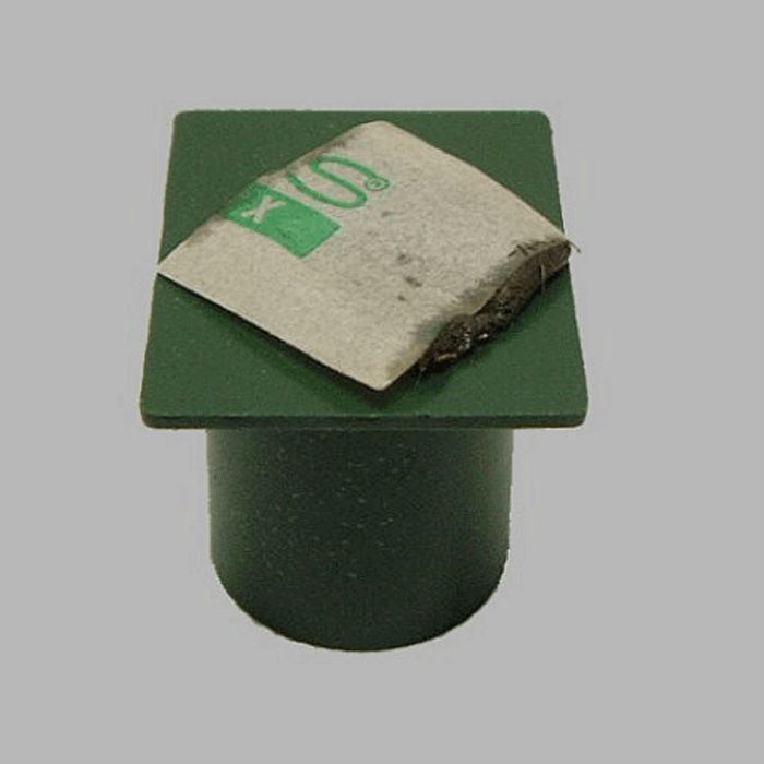 kaarshouder met fixlijm kleur groen 3 x 4 cm