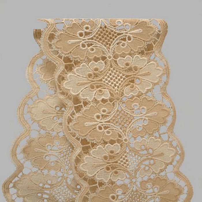 lace band color ecru and white width 20 cm