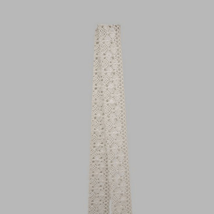 bande de dentelle couleur blanche largeur 40 mm long 3 m 45