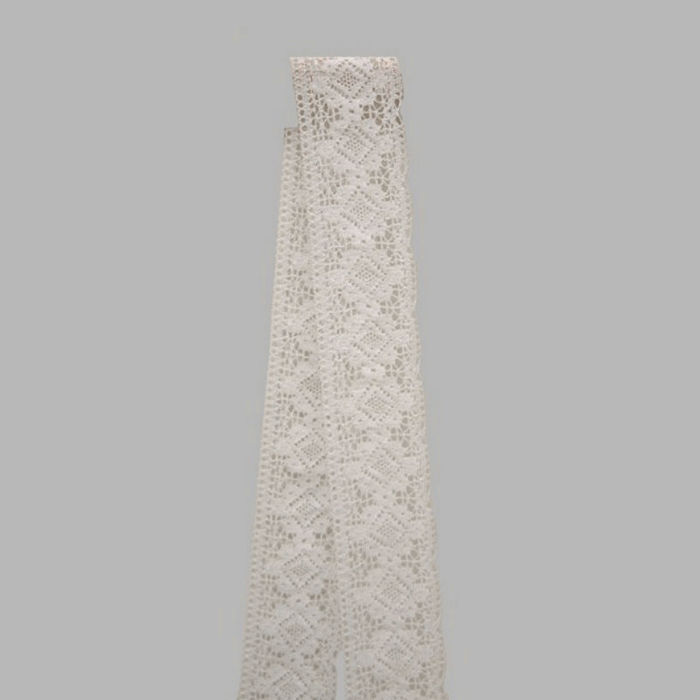 lace band color white width 60 mm length 3 metres 50