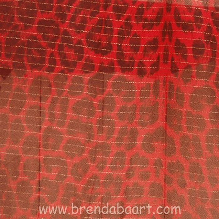 Red fabric for garments