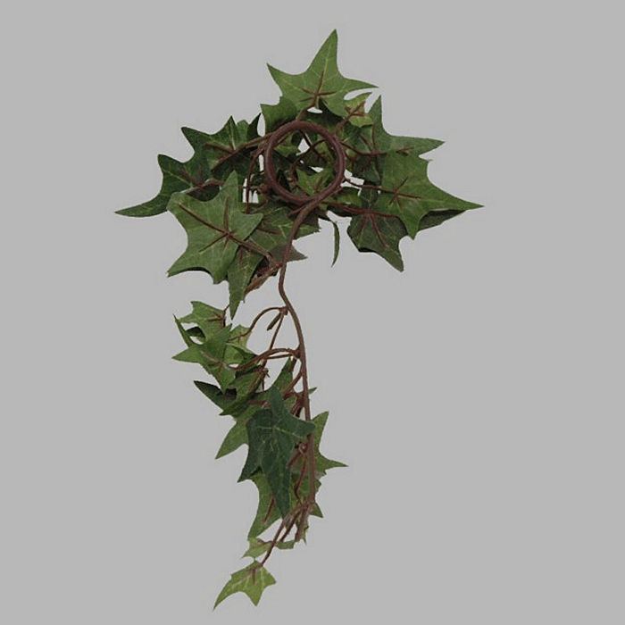 Ivy branch of silk green 22 mm length 20 cm