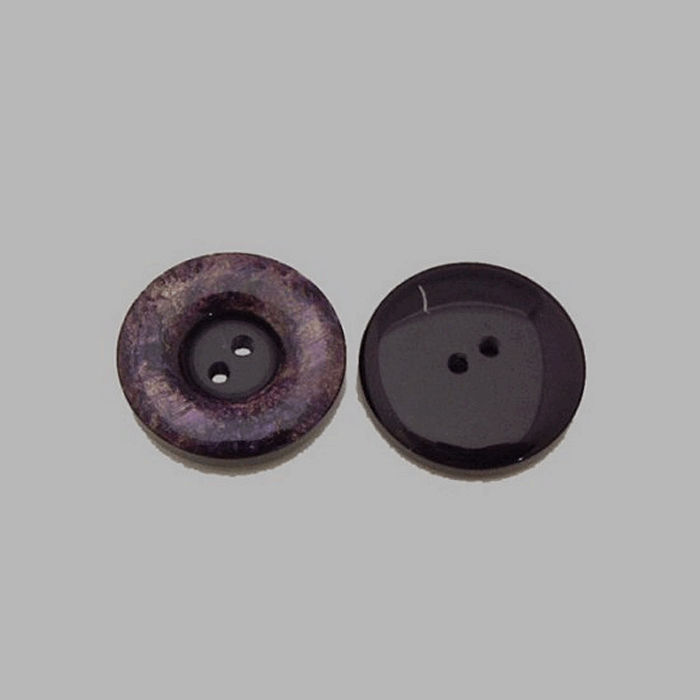 button for sewing onto fabrics color tint purple 25 mm