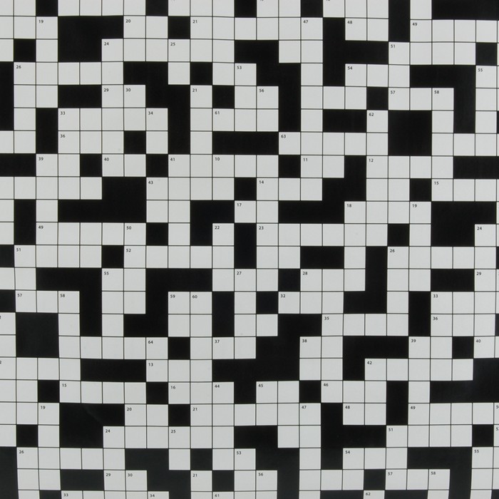 oilcloth design cross word puzzle width 140 cm