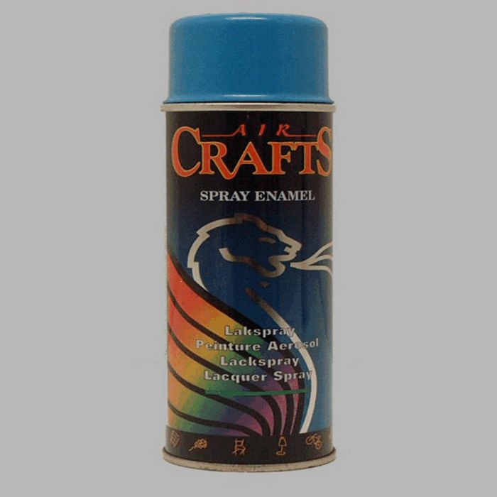 Air Crafts peinture en aérosol haute brillance 400 ml bleu ciel RAL 5015