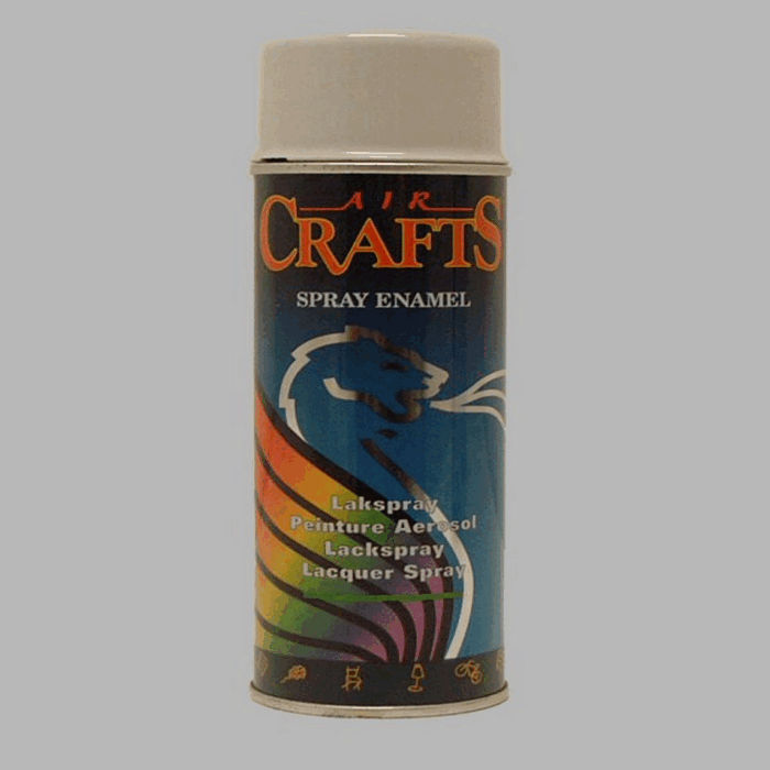 Air Crafts spray paint high gloss 400 ml light grey RAL 7035
