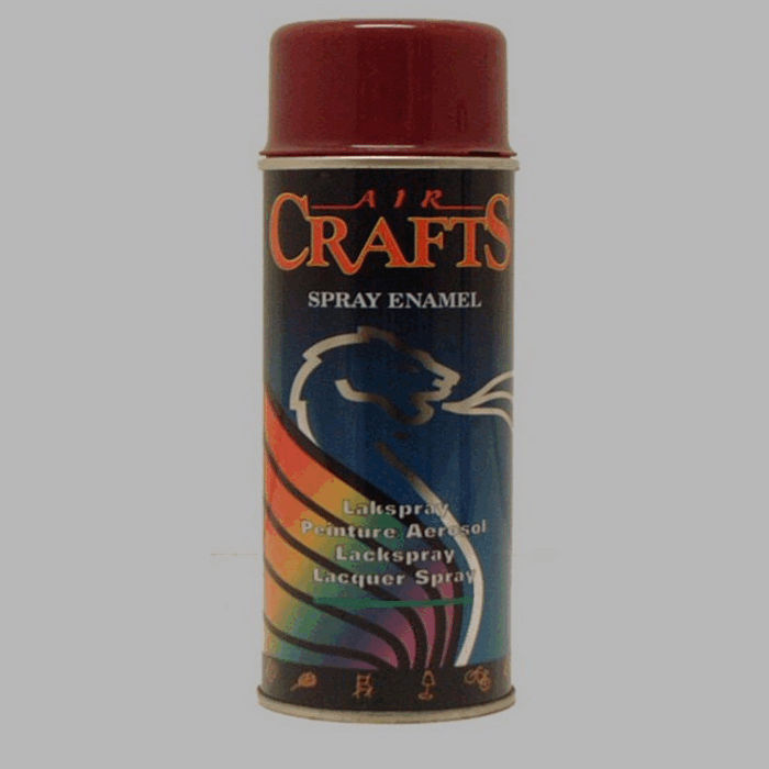 Air Crafts spray paint high gloss 400 ml wine red RAL 3005