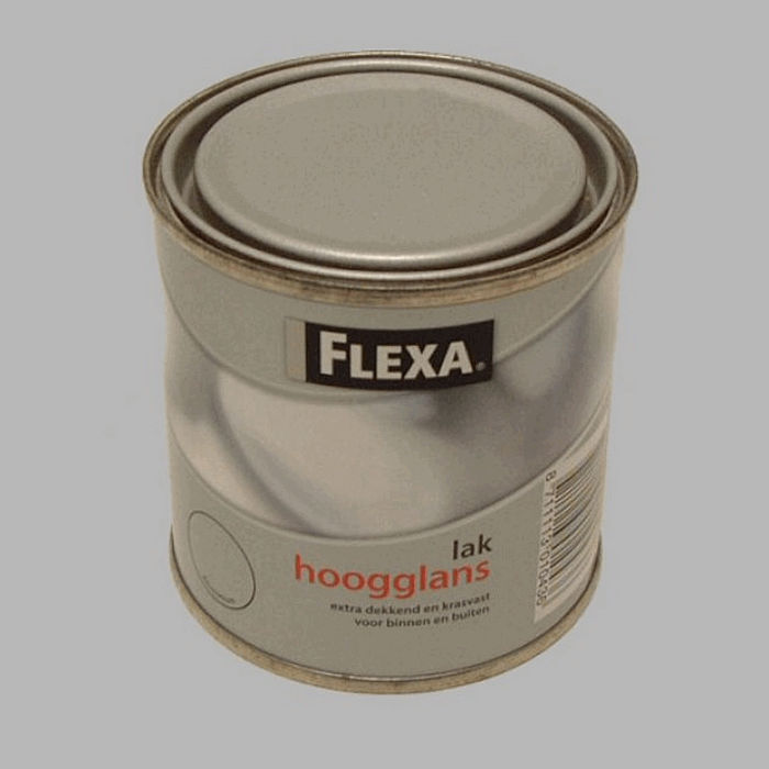flexa high gloss aluminium 250 ml