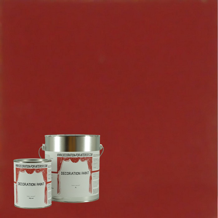 Satin lakverf CARMINE RED DECORATION PAINT