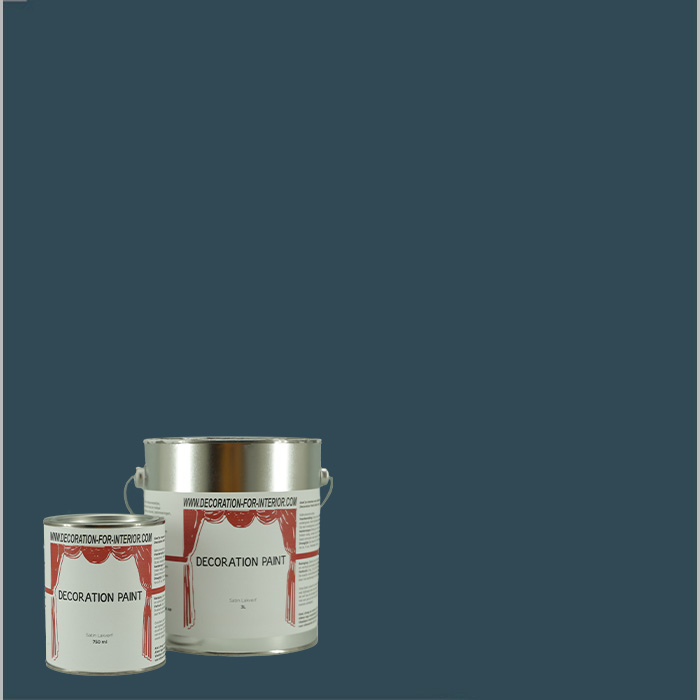 Satin lakverf VERDURE BLUE DECORATION PAINT