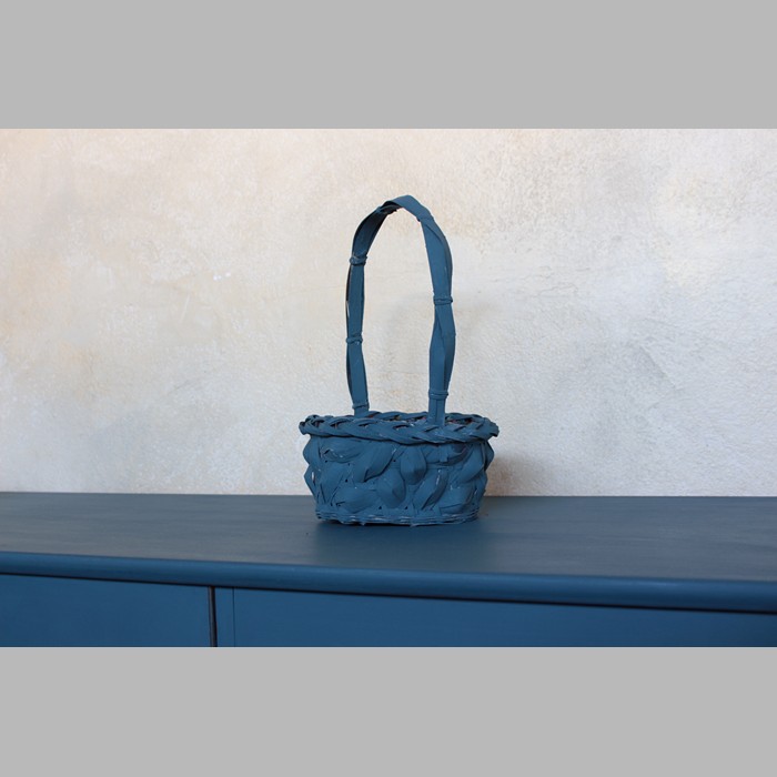 basket color Verdure Blue 30 x 17 cm